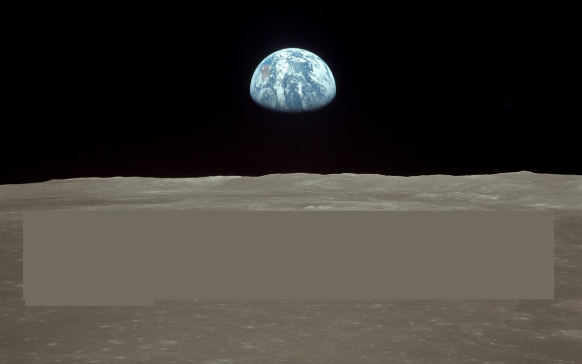 On the moon with United States of America.